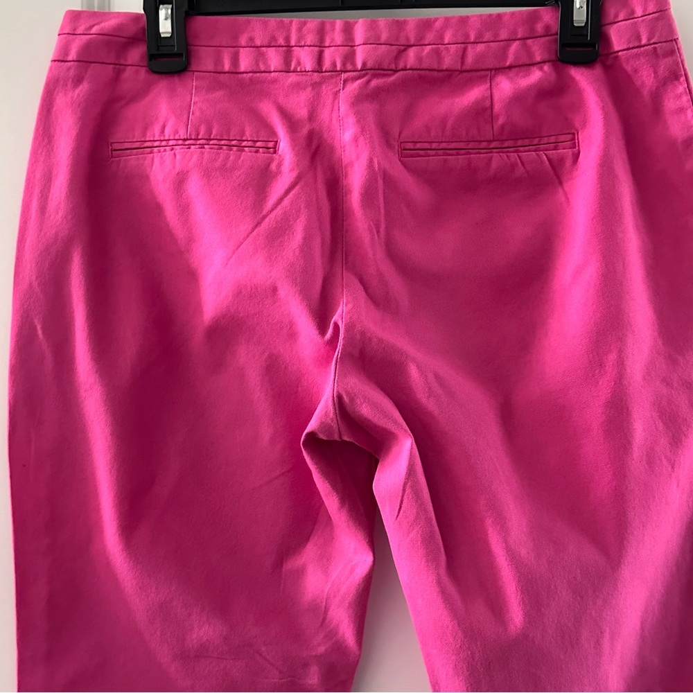 Banana Republic Womens Hampton Fit Pink Cotton/Spandex Pants Size 6 - Picture 6 of 7